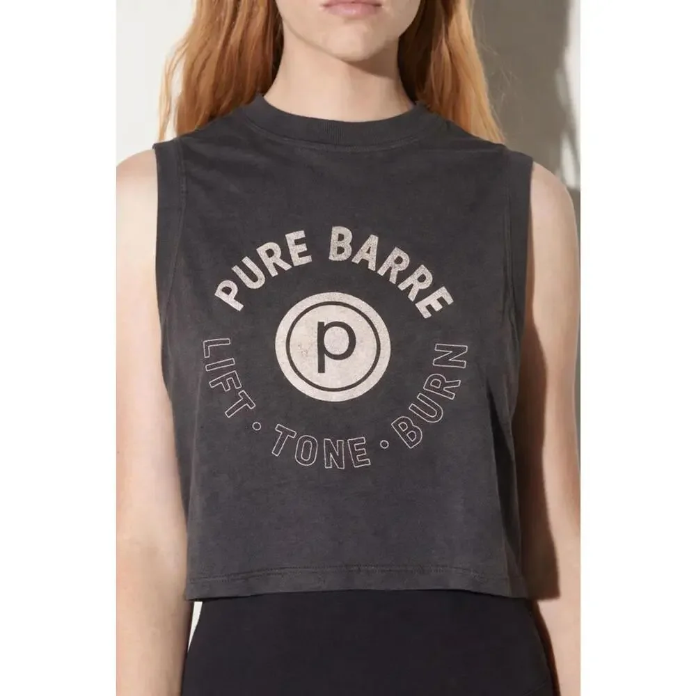 NWT Spiritual Gangster Barre Love Crawford Crop Tank Size Medium - Picture 1 of 6